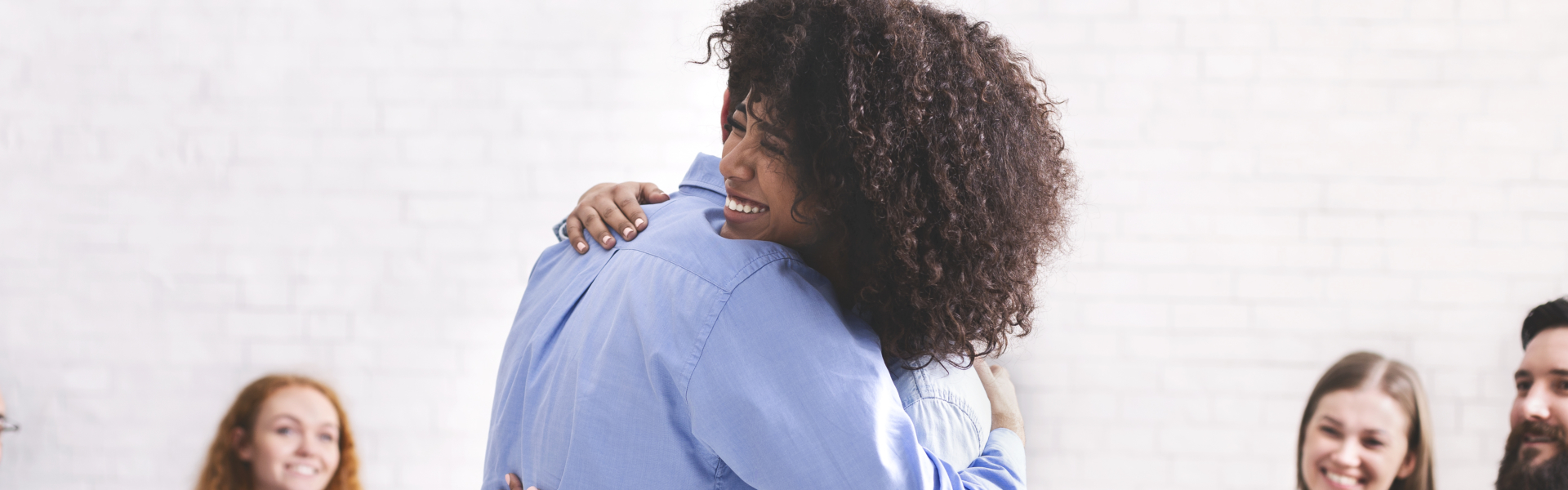 two person hugging