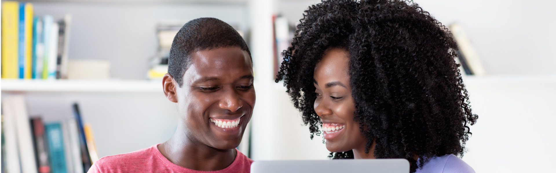 couple smiling